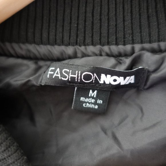 Faux Fur Bomber Jacker - Picture 3 of 4